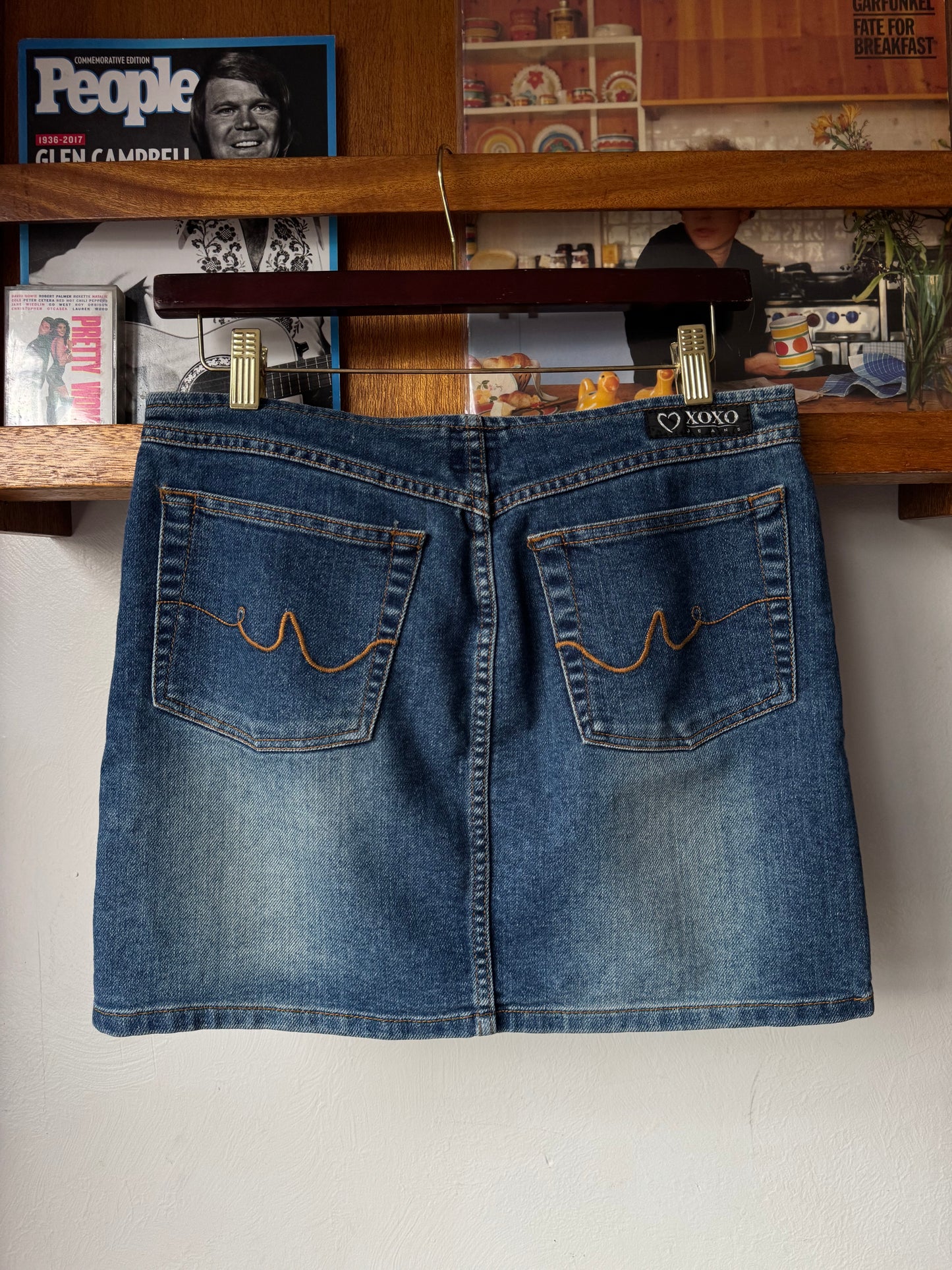 Vintage Denim Mini Skirt