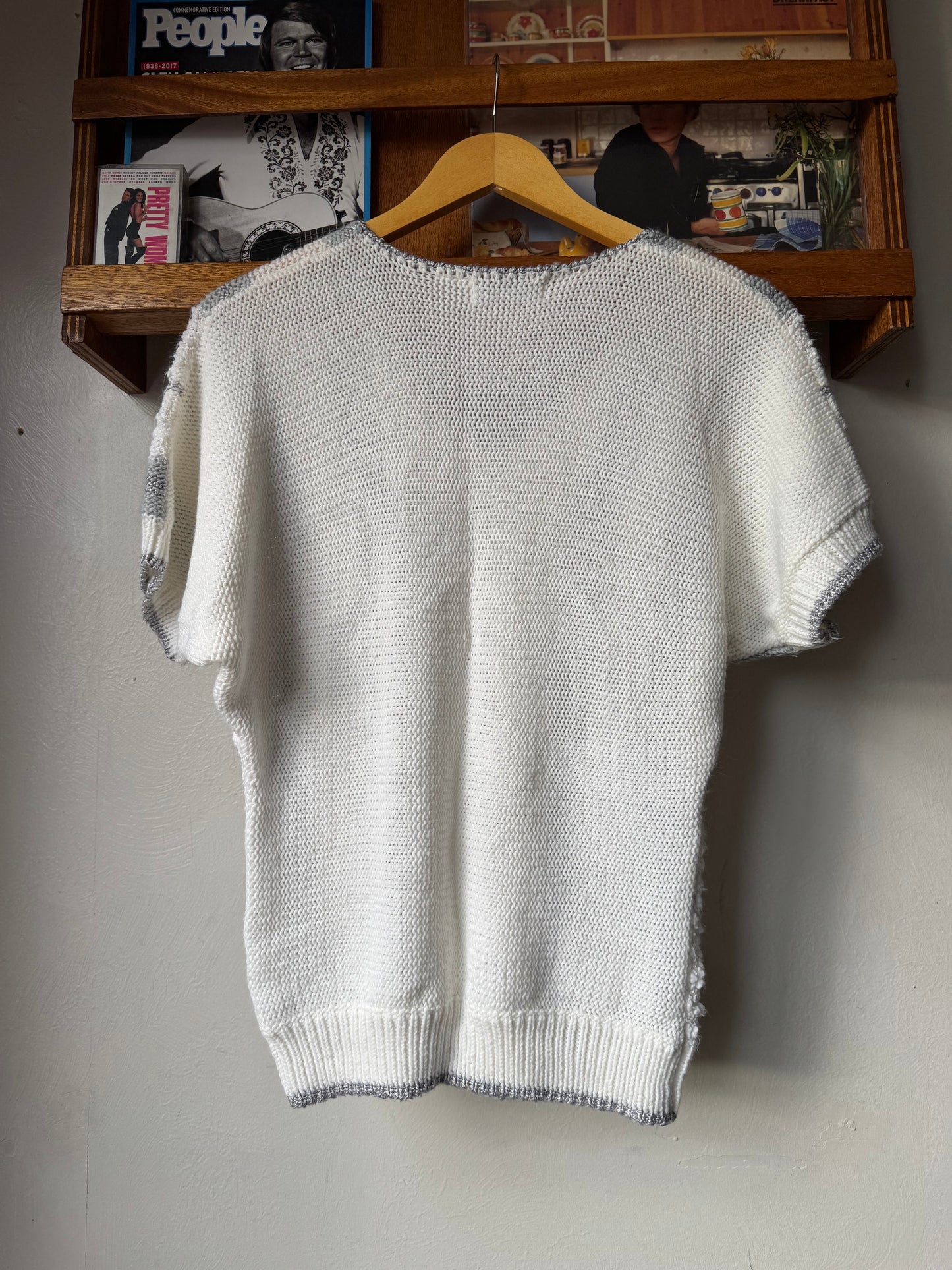 1980s Knit Sweater Shirt