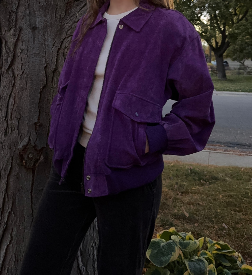 Vintage Leather Suede Jacket