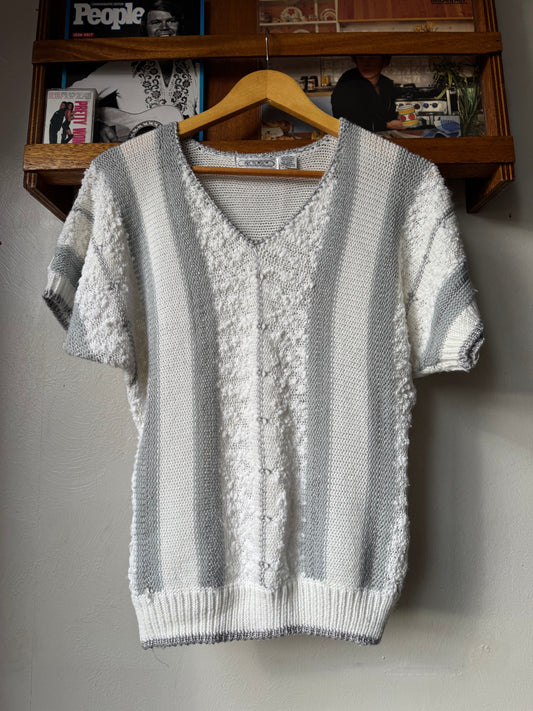 1980s Knit Sweater Shirt