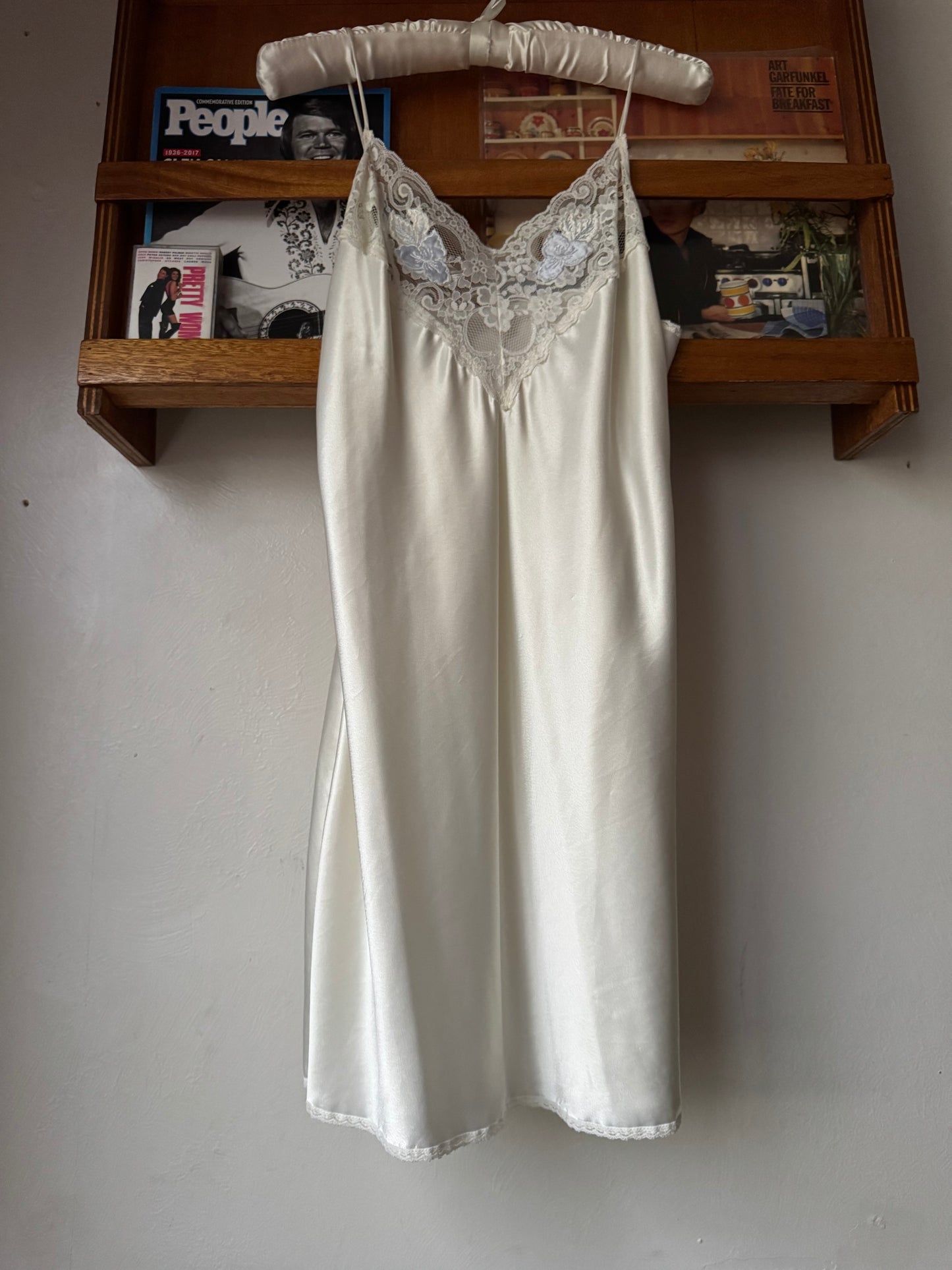 Vintage Slip Dress & Robe Lingerie Set